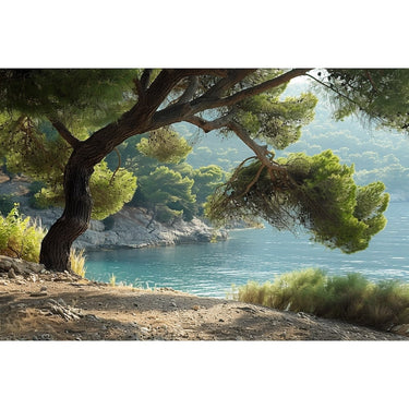 Mediterranean Scenery Canvas